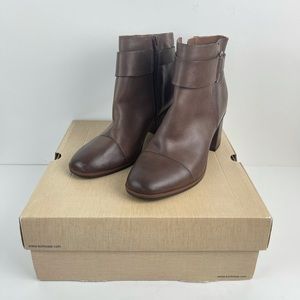 Kork-Ease Decola Brown Leather Ankle Boots